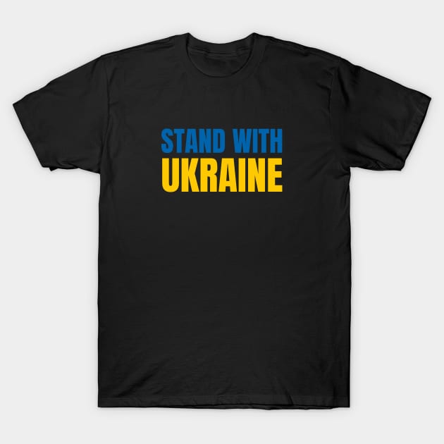 Stand With Ukraine T-Shirt by ShopBuzz
